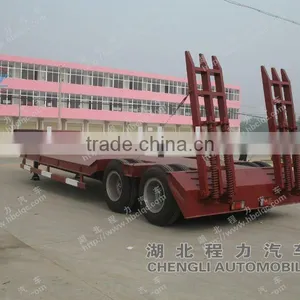 Double Axle Cheap Price Low Bed Truck Trailer thumbnail-1