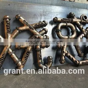 Iron Art Stamped Leaves /Fittings For Artistic Metal Gate/Fence/Stair Railings ,Iron Grills Parts Decorated thumbnail-2