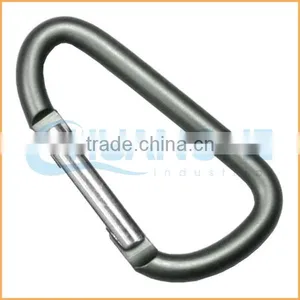 Fashion High Quality d Shape Aluminum Carabiner thumbnail-1