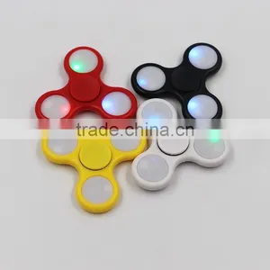 2017 Hot Sales !!! Fidget Spinner With Flashing Glow Hand Spinner to Release thumbnail-4