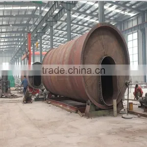 10 Tons Waste Tyre Recycling Machine Converting Waste to Fuel thumbnail-1