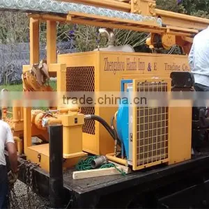 Easy Operation Flow!deep Water Well Drilling Rigs With Wheel Chassis Device thumbnail-5