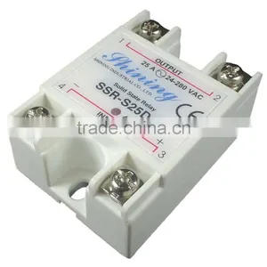 SSR-S25DA High Quality 25Amp Single State 24V AC Price Relay thumbnail-1