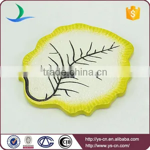 Yellow Leaf Porcelain Board With Clear Vein thumbnail-2