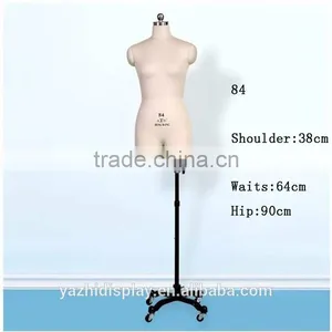 Lifesize Female Fabric Covered Mannequins for Clothing Design thumbnail-1