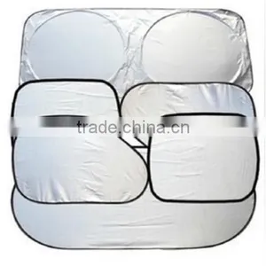 Foldable Car Window Sunshade With Suction Cups thumbnail-1
