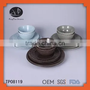 Ceramic Dinner Set,color Glazed Stoneware Dinner Set,dinner Set thumbnail-1