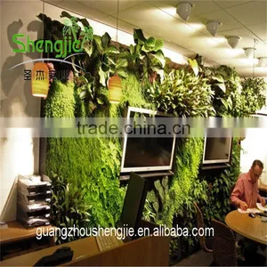 SJLJ013569 Artificial Vertical Green Walll Indoor Decorative Artificial Grass Wall thumbnail-1