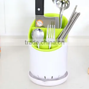 Wholesale Stock Small Order Plastic Capable of Draining Kitchen Tableware Storage Holder thumbnail-1