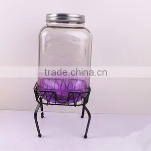 Fruit Juice USA Hotsale Beverage Glass Dispenser With Tap thumbnail-3