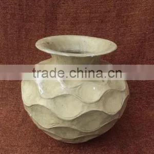 Designer Flower Vase,Antique Metal Garden Flower Pot,Cast Aluminum Flower Vase,Flower Vase For Home Decoration,Decorative Pots thumbnail-1