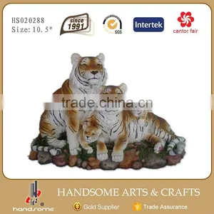 17.5 Inch Resin Craft Home Decoration Tiger Statue Animated Animals thumbnail-4