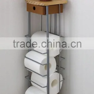 Metal Towel Holder Bathroom Tissue Towel Rack thumbnail-1