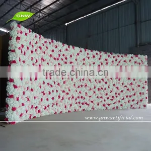 GNW 20ft Wedding Rose, Orchid ,hydrangea Flower Wall for Portable Stage Decoration Backdrop Design thumbnail-2