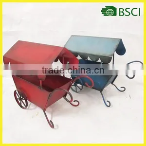 Metal Wholesale Cart Decoration for Home and Garden thumbnail-1