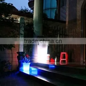 LED Large Garden Flower Pots Blue /led Plastic Large Flower Pot Stands Designs Led Plastic Flower Pots Manufacturers thumbnail-4