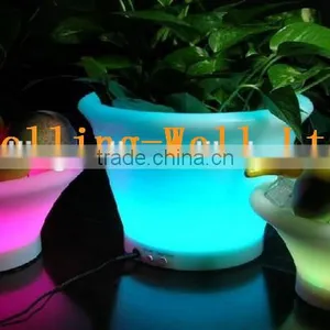 Multi Color Change Flashing LED Fruit Plate CE/RoHS Bowl for Home Decoration thumbnail-3
