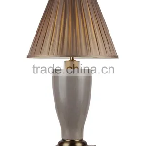 BISINI Antique Gray Ceramic Livingroom Desk Lamp thumbnail-1