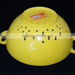 Melamine Multifunctional Fruit and Vegetable Plastic Colander thumbnail-1