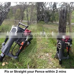 52mm Petrol Gas Powered Electric Power Mini Hand Fence Pile Piling Driving Hammer Machine Portable Honda Engine Post Driver thumbnail-6
