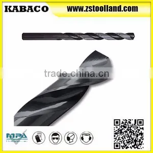 Hot Sell Black Oxide 118 Degree HSS Straight Handle Shank Twist Drill Bit For Metal thumbnail-2