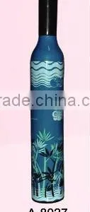 Blue Color Sea World Design Wine Bottle Umbrella thumbnail-1