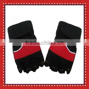 Custom Leather Weightlifting Workout Gloves thumbnail-1