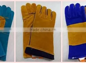 DDSAFETY Safety Gloves Cow Leather Welder Work Gloves Canadian Rigger Glove thumbnail-6