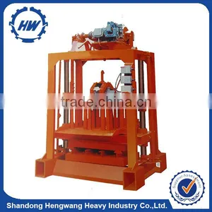 Hollow Brick Making Machine Manually QTJ4-40 Mobile Concrete Block Making Machine thumbnail-6