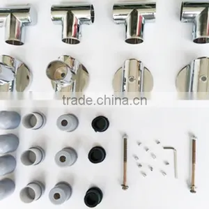 Aluminum Alloy Joint ,25 mm Round Pipe Tube Connect Joint ,clothes-horse Clamp Clip Accessories thumbnail-4