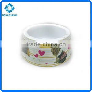 Mini Round Dog Bowl Plastic thumbnail-1