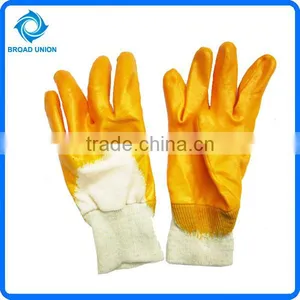Yellow Nitrile Work Gloves Working Gloves thumbnail-1