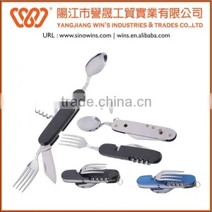A21-106ALL Super Quality Stainless Steel Camping Tool With Aluminum Chip Handle thumbnail-1