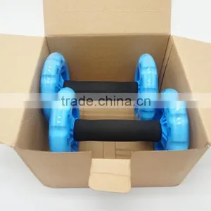 High Quality Double Abdominal AB Wheel Roller For Fitness thumbnail-2
