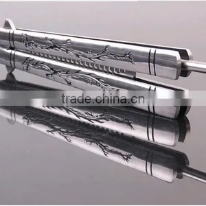 Wholesales Sliver Comb Multi Function Stainless Steel Trainer Tool Butterfly Comb thumbnail-4