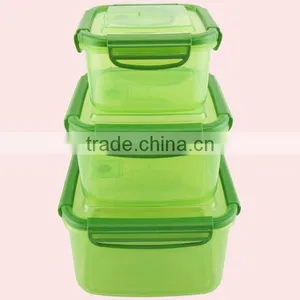 Silicone Edge Square Plastic Container With Lid thumbnail-5