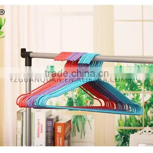 A360 2017 High Quality Clothes Hanger/metal Pvc Coated Laundry Hangerr/Metal PVC Hanger With Curved Shape thumbnail-5