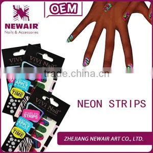 Vivi Nail Nail Supplies Grow in Dark Printing Wholesale Custom Nail Wrap thumbnail-1