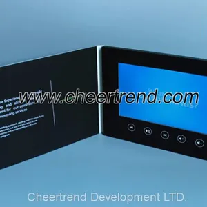 Unique Design 7'' Lcd Video Greeting Card/video Brochure/business Gift thumbnail-1