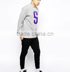 Plain Custom Fashion Crewneck Sweatshirt thumbnail-2
