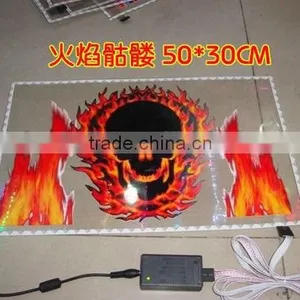 Sound Activated el Car Body Stickers thumbnail-1