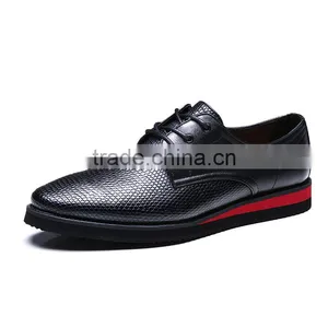 Best Quality Genuine Leather Casual Shoes Fashion for Men Brand China Factory, Top Grade Hot Sell Black Leather Shoes Casual thumbnail-3