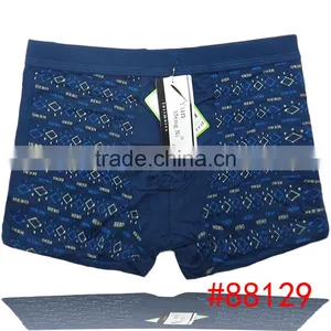 Hot Sale Wholesale Printing Bamboo Fiber Sexy Boxer Men Briefs Underwear thumbnail-1