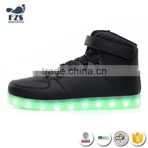 HFR-TS346-8 Factory Price Low MOQ Lovers Blue Sneaker Led Shoes Display thumbnail-6