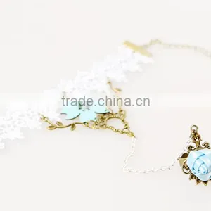 American Export Handcraft Lace Set Jewelry Bride Dancing Party Bracelet Set Wholesale thumbnail-4