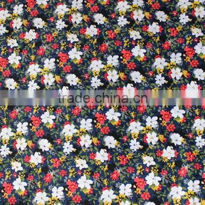 Factory Wholesale High Quality Garment Fabric Faloral Printed Cotton Fabric thumbnail-3