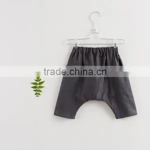 Childrens Boutique Clothing New Style Boys Short Pants Linen Shorts Baby Boy Clothes thumbnail-6