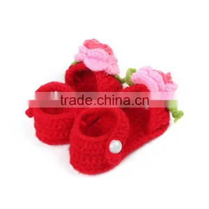 Fashion Summer Design Knitting Shoes Free Crochet for Baby thumbnail-2