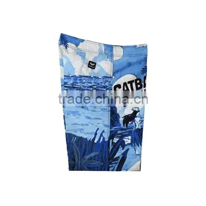 Popular Sublimation Printed Beach Short Men, Microfibre Peach Boardshorts thumbnail-3
