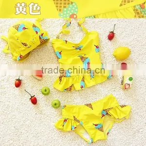 S31353W Factory Wholesale Girls Strap Bikini Swimwear With Flounce thumbnail-2